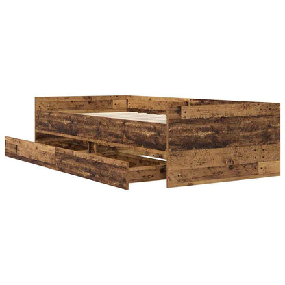 Struttura del letto Legno vecchio 100 x 200 cm Pino massello | homemem39