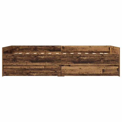 Struttura del letto Legno vecchio 90 x 200 cm Pino massello | homemem39