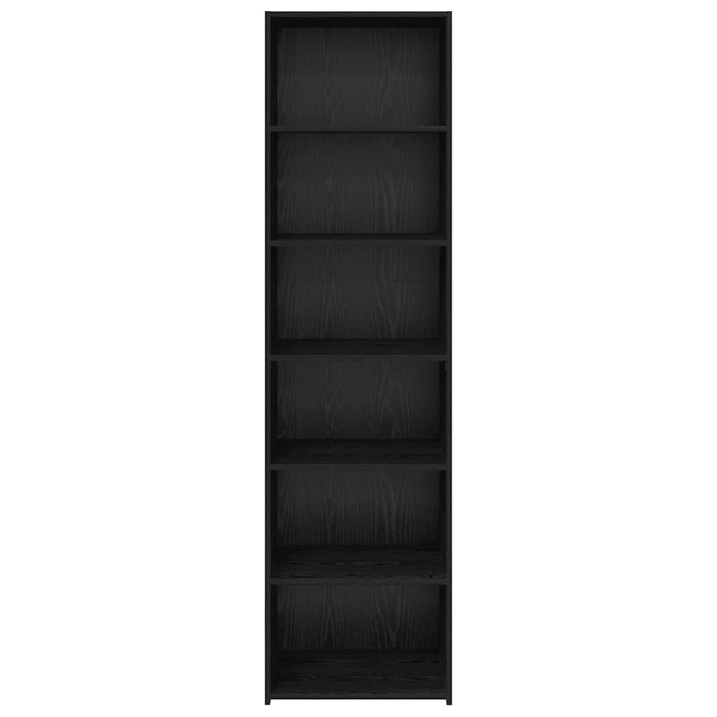 Armadietto Rovere Nero 50 x 41 x 185 cm Legno multistrato