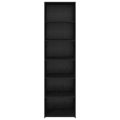 Armadietto Rovere Nero 50 x 41 x 185 cm Legno multistrato