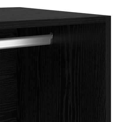 Guardaroba Rovere Nero 80 x 50 x 200 cm Legno ingegnerizzato | homemem39