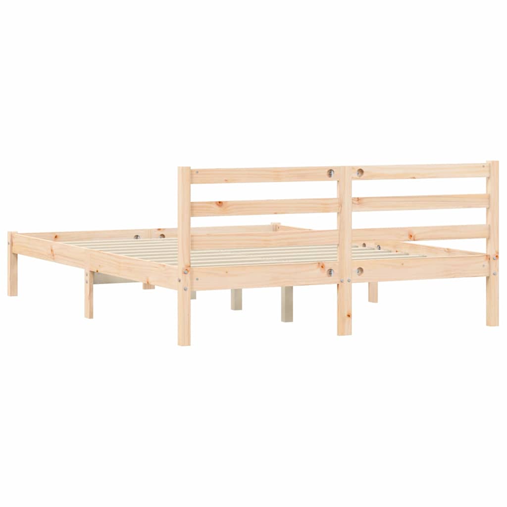 Struttura del letto Naturale 208,5 x 157,5 x 69,5 cm | homemem39