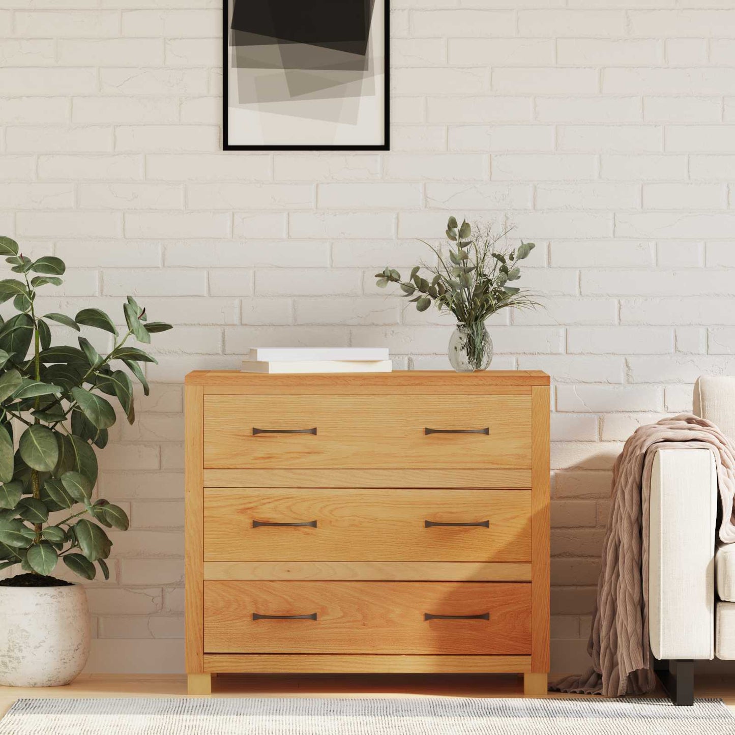 Armadietto con cassetto Marrone Legno multistrato