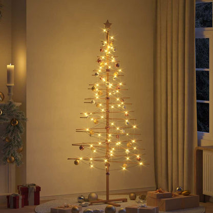 Albero di Natale in legno con supporto Marrone 210 cm Bambù | homemem39