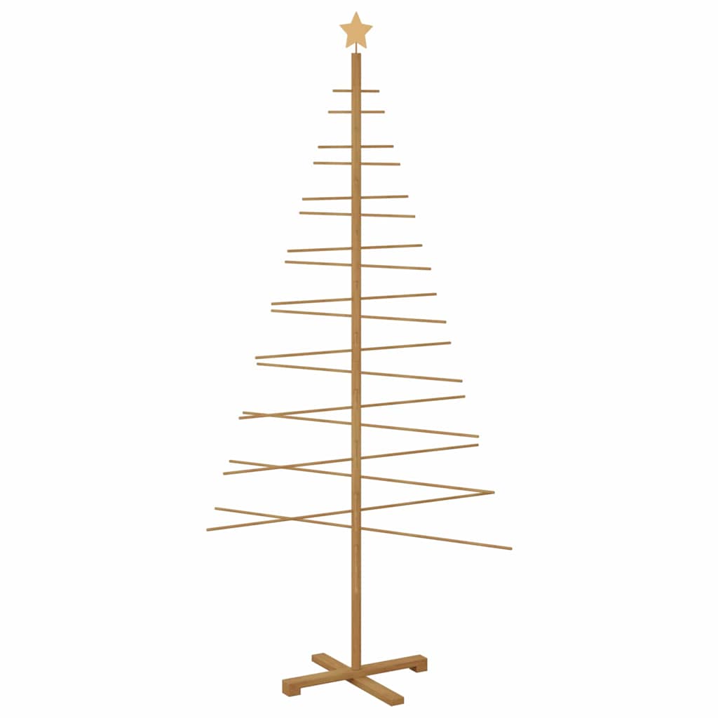 Albero di Natale in legno con supporto Marrone 210 cm Bambù | homemem39