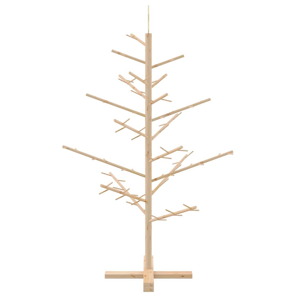Albero di Natale in legno con supporto Naturale 125 cm