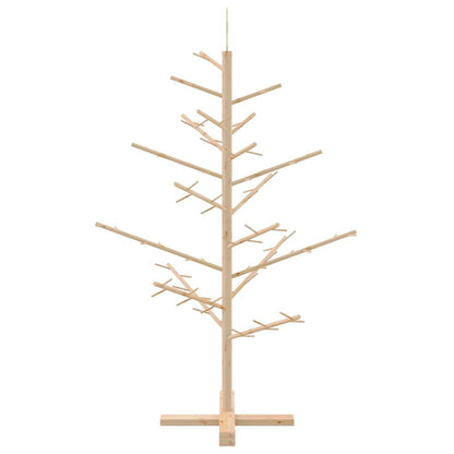 Albero di Natale in legno con supporto Naturale 125 cm