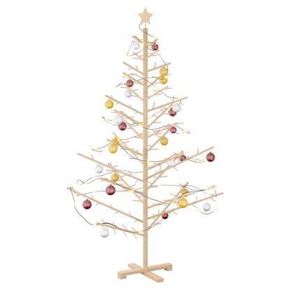 Albero di Natale in legno con supporto 180 cm