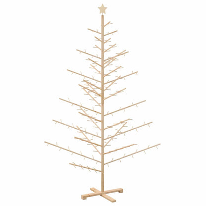 Albero di Natale in legno con supporto Naturale 210 cm