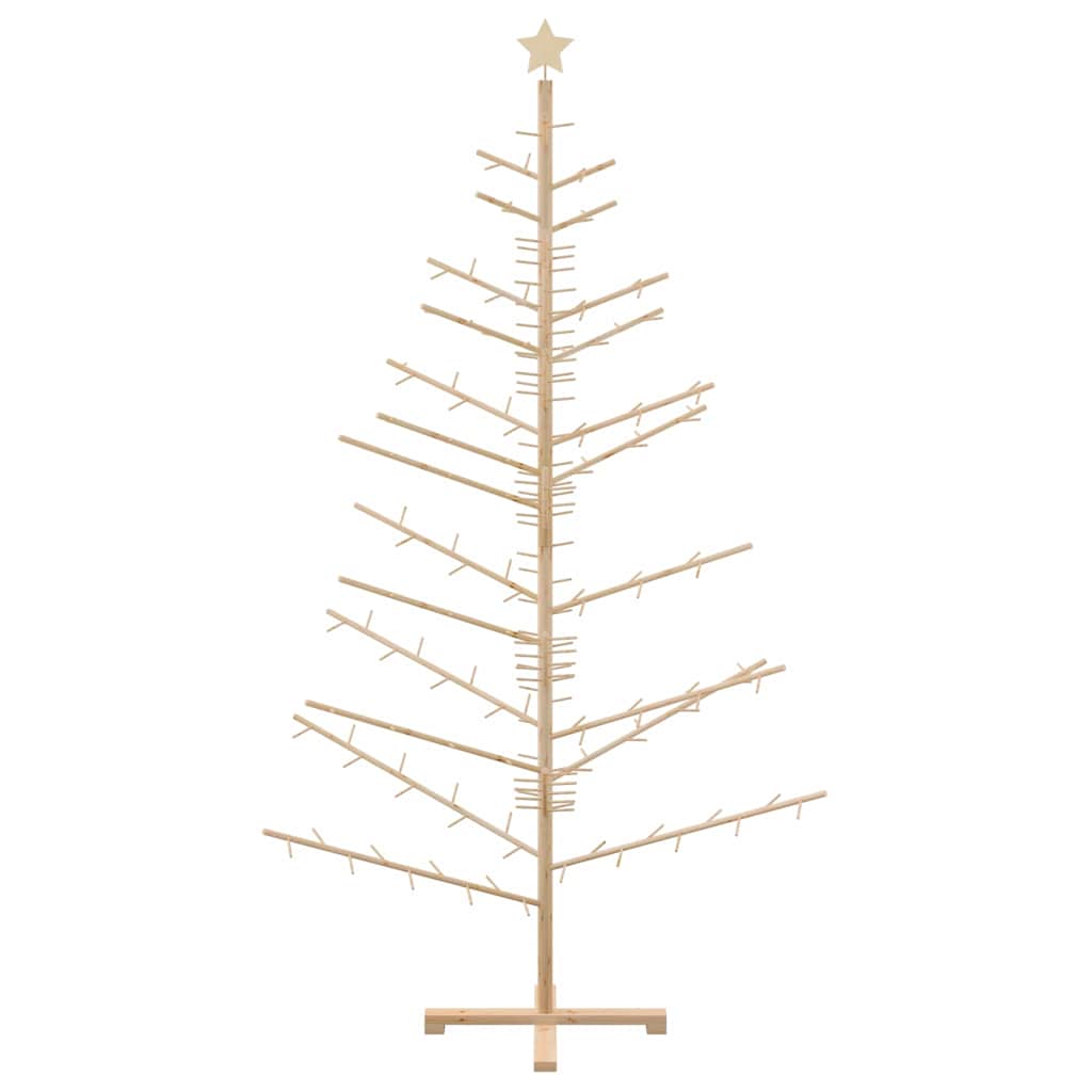 Albero di Natale in legno con supporto Naturale 210 cm | homemem39