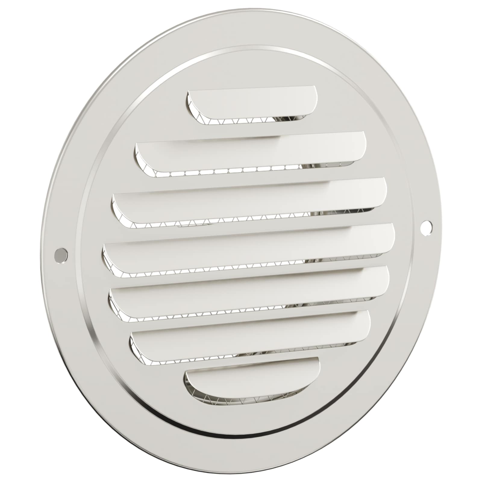 Coperture per ventilazione d'aria 4 pcs Argento 80 mm | homemem39