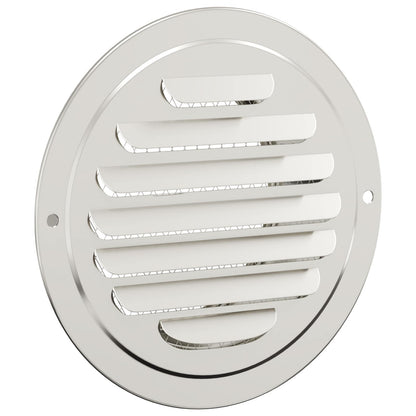 Coperture per ventilazione d'aria 4 pcs Argento 80 mm | homemem39