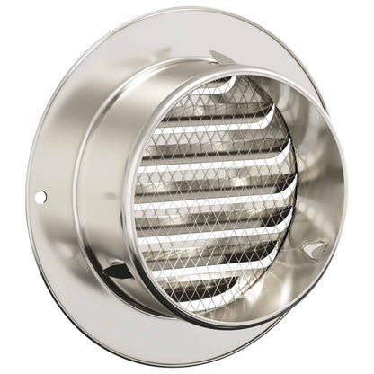 Coperture per ventilazione d'aria 4 pcs Argento 80 mm | homemem39