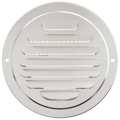 Coperture per ventilazione d'aria 4 pcs Argento 80 mm