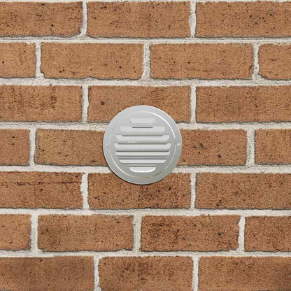Coperture per ventilazione d'aria 4 pcs Argento 100 mm | homemem39