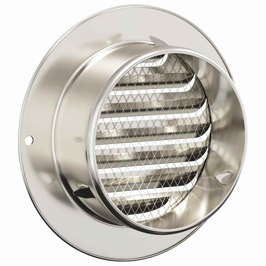 Coperture per ventilazione d'aria 4 pcs Argento 100 mm | homemem39