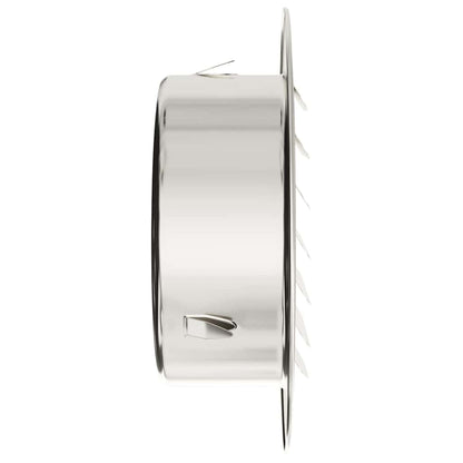 Coperture per ventilazione d'aria 4 pcs Argento 100 mm | homemem39