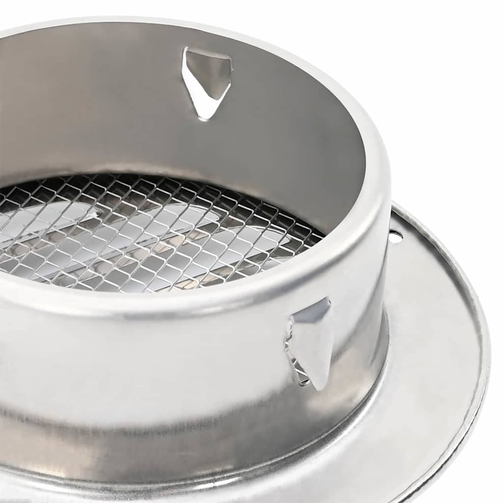 Coperture per ventilazione d'aria 4 pcs Argento 125 mm | homemem39