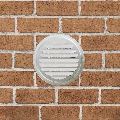 Coperture per ventilazione d'aria 4 pcs Argento 150 mm