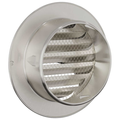 Coperture per ventilazione d'aria 2 pcs Argento 80 mm | homemem39