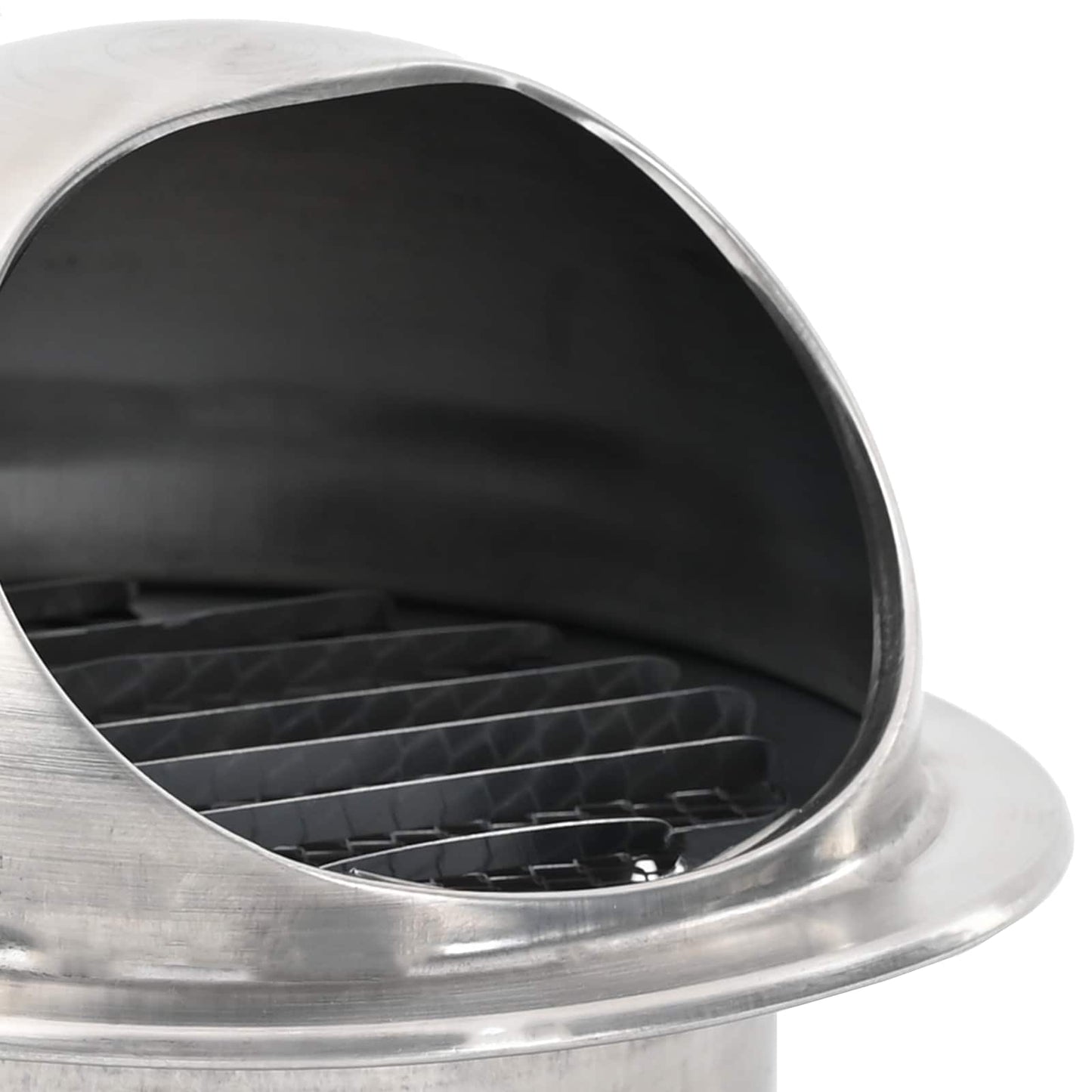 Coperture per ventilazione d'aria 8 pcs Argento 80 mm | homemem39