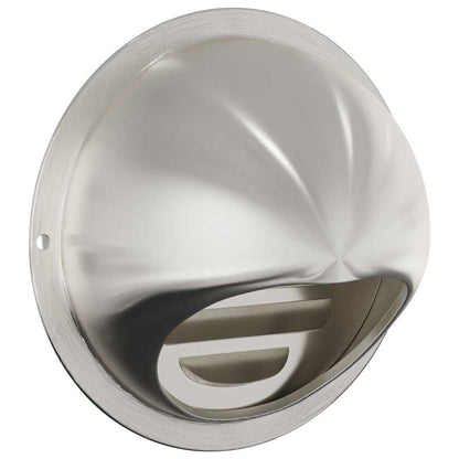 Coperture per ventilazione d'aria 2 pcs Argento 100 mm
