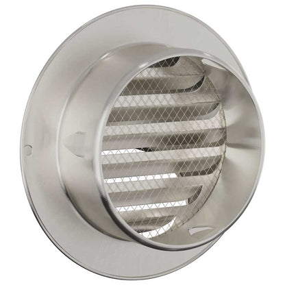 Coperture per ventilazione d'aria 2 pcs Argento 100 mm | homemem39