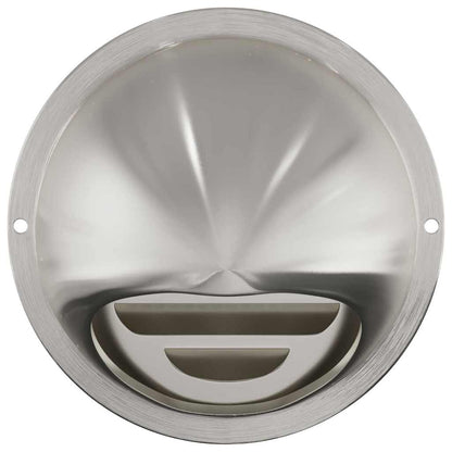 Coperture per ventilazione d'aria 2 pcs Argento 100 mm