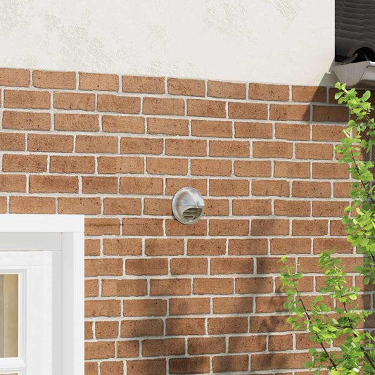 Coperture per ventilazione d'aria 8 pcs Argento 100 mm