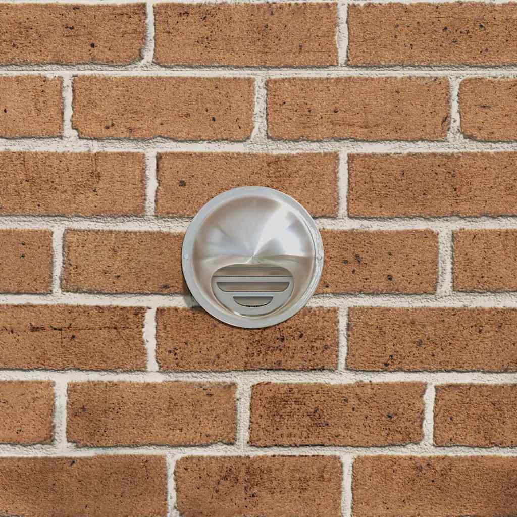 Coperture per ventilazione d'aria 8 pcs Argento 100 mm