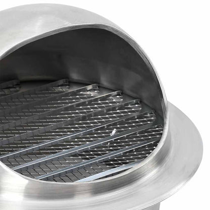 Coperture per ventilazione d'aria 2 pcs Argento 200 mm | homemem39