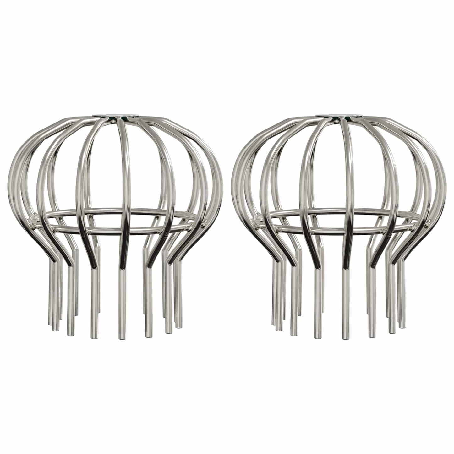 Protezione Foglie per Grondaia 2 pcs Argento 110 mm | homemem39