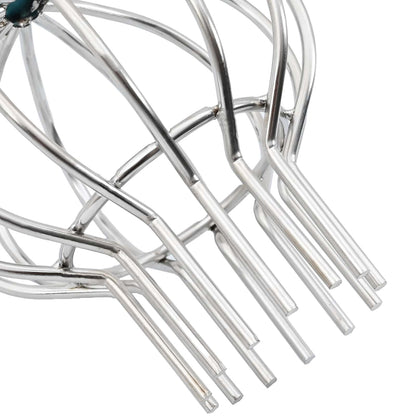 Protezione Foglie per Grondaia 8 pcs Argento 110 mm | homemem39