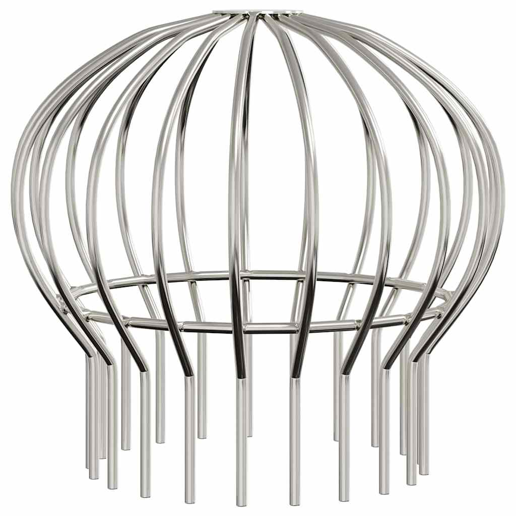 Protezione Foglie per Grondaia 2 pcs Argento 160 mm