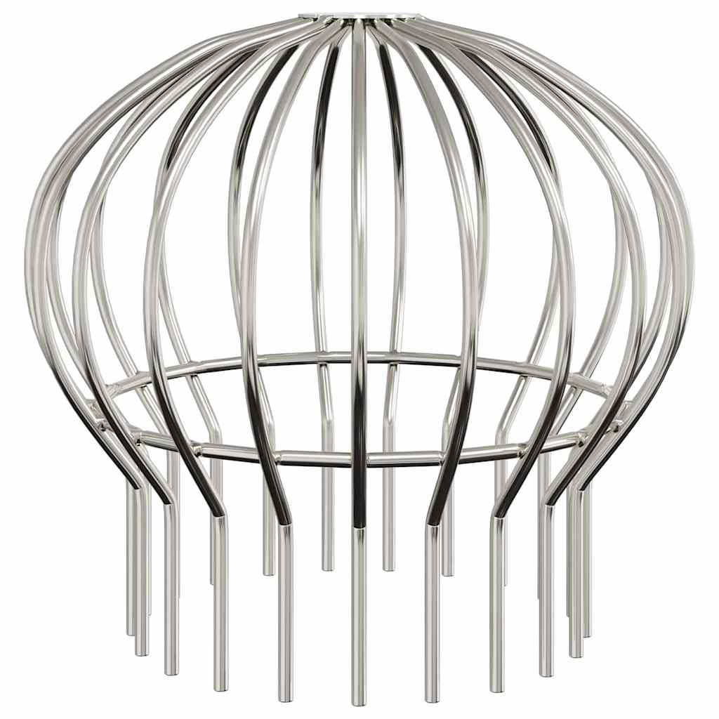 Protezione Foglie per Grondaia 2 pcs Argento 160 mm