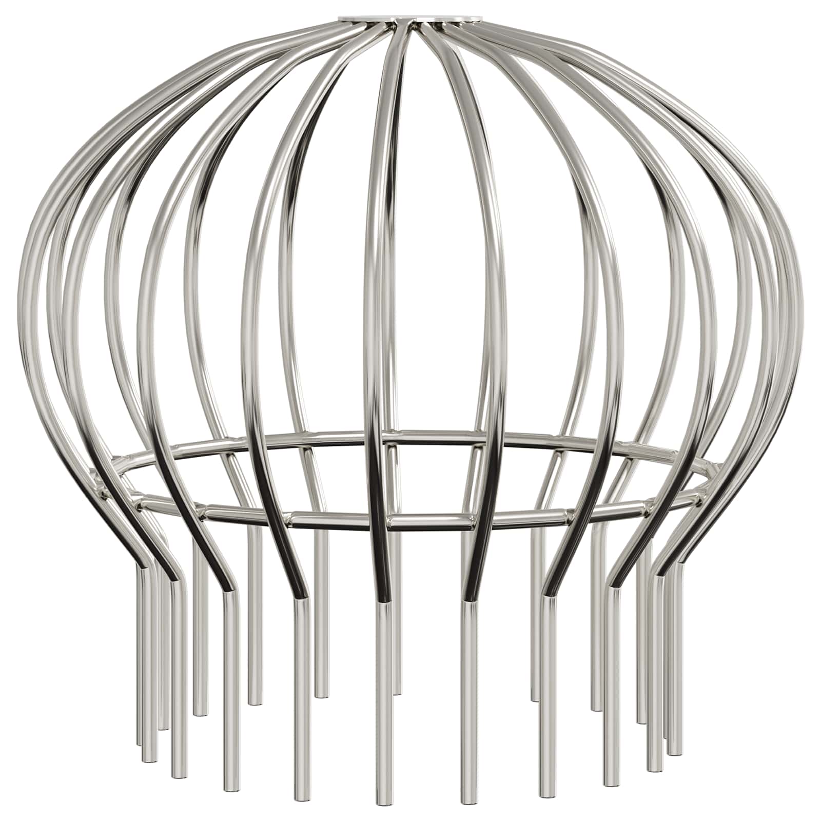 Protezione Foglie per Grondaia 8 pcs Argento 200 mm | homemem39