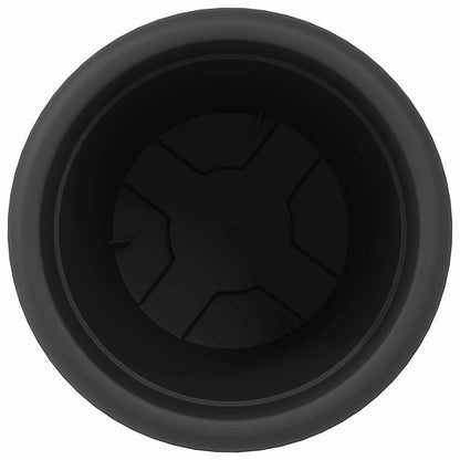Vaso Rotondo per Fiori 6 pcs Nero Ø 30 x 25 cm Plastica | homemem39