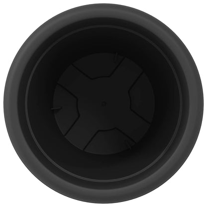 Vaso Rotondo per Fiori 24 pcs Nero Ø 26 x 21.5 cm Plastica | homemem39