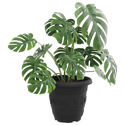 Vaso Rotondo per Fiori 24 pcs Nero Ø 39 x 32 cm Plastica | homemem39