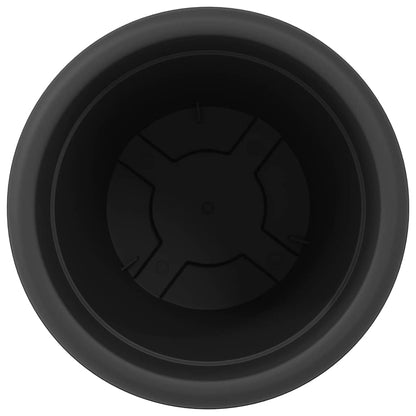 Vaso Rotondo per Fiori 24 pcs Nero Ø 39 x 32 cm Plastica | homemem39