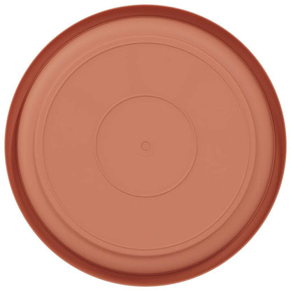 Vassoio Rotondo per Fiori 6 pcs Rosso Mattone Ø 14 x 2 cm | homemem39
