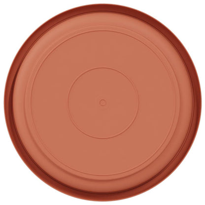 Vassoio Rotondo per Fiori 6 pcs Rosso Mattone Ø 14 x 2 cm