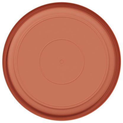 Vassoio Rotondo per Fiori 6 pcs Rosso Mattone Ø 19 x 2 cm