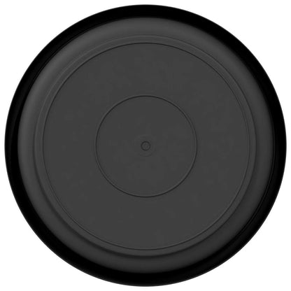 Vassoio Rotondo per Fiori 6 pcs Nero Ø 15,5 x 2 cm Plastica