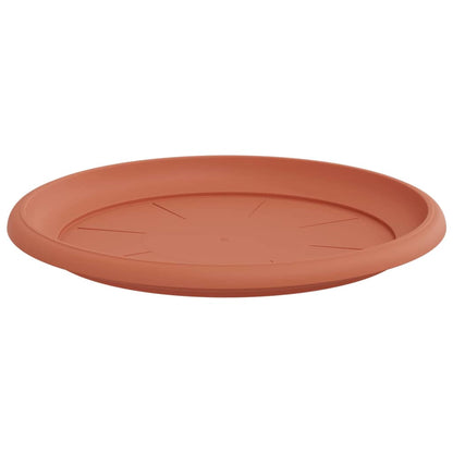 Vassoio Rotondo per Fiori 24 pcs Rosso Mattone Ø 27 x 2,5 cm | homemem39