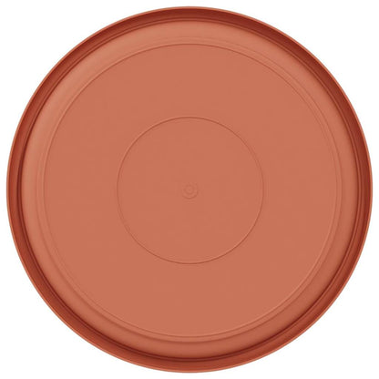 Vassoio Rotondo per Fiori 24 pcs Rosso Mattone Ø 27 x 2,5 cm | homemem39