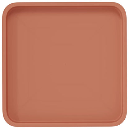 Vassoio Quadrato per Fiori 24 pcs Rosso Mattone