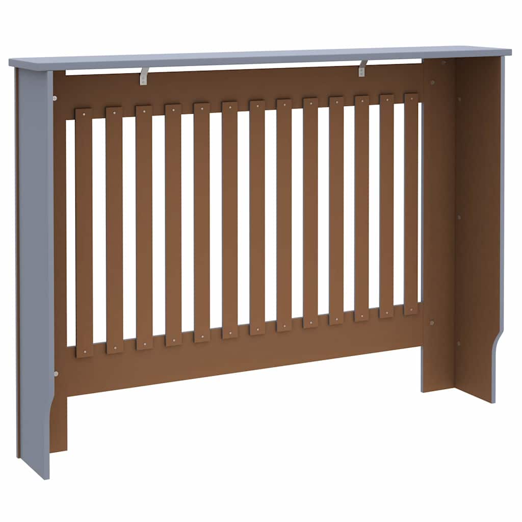 Copertura per radiatori 2 pcs Grigio 112 x 19 x 81,5cm