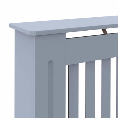 Copertura per radiatori 2 pcs Grigio 152 x 19 x 81,5cm
