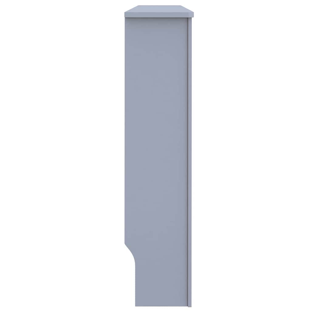 Copertura per radiatori 2 pcs Grigio 152 x 19 x 81,5cm